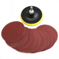 10Pcs 4 Inch Sanding Disc Sandpaper Hook Loop 1000 Grit + 1 Pcs 4 Inch Backer Pad Sanding Pad with Drill Adapter|Automotive Sand