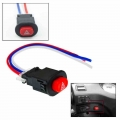 DIY Motorcycle Switch Hazard Light Switch Button Double Flash Warning Emergency Lamp Signal Flasher With 3 Wires Built in Lock|M