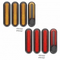 Electric Scooter Reflector Night Warning Prismatic For Xiaomi M365 Pro Pro2 1S Front Rear Safety Reflective Parts Warning Light|