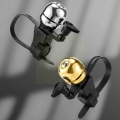 Retro Alloy Mini Bells For Mountain Bike Bicycle Warning Bell Universal Safety Gold Handlebar Black Silver Color Q2l G5i3|Bicycl