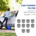 10pcs Stainless Steel Foam Lance Mesh Filter for Foam Cannon Generator Blaster Tablet Car Wash Bubble Foaming Mesh Filter Net|Sp