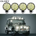 48w Led Work Light Led Car Front Fog Light 12v 24v For Truck Suv 4x4 4wd Engineering Headlights Off-road Led Round Headlamp - Li