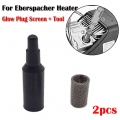 2Pcs Glow Plug Screen With Tool For Eberspacher Heater Airtronic D2 D4 D Diesel Air Parking Heater 252069100102|Heater Parts|