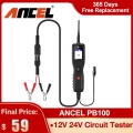 Ancel Pb100 Circuit Tester Power Probe Automotive Diagnostic Tool 12v 24v Electrical Current Voltage Integrated Power Scanner -