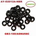 1000pcs Universal Injector Nitrile Butadiene Rubber(NBR) Oring For ASNU08C /GB3 100 O Rings For Fuel Injector Repair Kit|inject