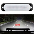 12V 24W White 6 LED Car Truck Fog Light Lamp Off Road Safety Urgent Signal Car LED Bulb Turn Signal Light Super Bright White|Lig