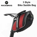 ROCKBROS Rainproof MTB Bicycle Saddle Bags Reflective Mountain Road Bike Tail Bags 4 Colors Outdoor Seat Cycling Accessories|Bic