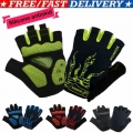 New Antiskid Cycling Gloves Unisex Men Women Outdoor MTB Bike Washable Half Finger Gloves Short Finger Sports Gloves|Cycling Glo