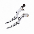 Chrome Skull Zombie Brake Clutch Levers For Honda Shadow Vt 600 750 1300 1100 Cb - Motorbike Brakes - Ebikpro.com