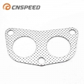 CNSPEED 5pcs/lot Aluminum Exhaust Gasket/Car Engine Downpipe Flange/Exhaust Pipe Gasket For Honda D15 B18 Car YC101117|flange ga