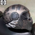 CYRIL Combined helmet Four seasons retro helmet Men's and women's summer helmets Double lens, detachable ECE DOT authent