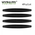 Yccpauto Car Styling 4pcs Front Rear Bumper Protector Guard Corner Anti-collision Trim Bar Auto Protection Strips Black Gray - S