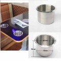 Stainless Steel Cup Holders Car Cup Holder Recessed Boat Stainless Steel Drink Holder Water Cup Holders Stands For Rv Camper - M