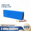 LiitoKala 60V Electric Scooter Battery with double charging ports 50A BMS Lithium Battery Pack 67.2V Ebike Scooter Battery|Elect