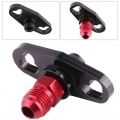 Aluminum Car Fuel Line Rail Pressure Regulator Adapter Kit Set For T.oyota N.issan auto Red+Black Fuel Rail accessories|Air Inta