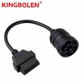 Deutsch J1939 9pin To 16pin Truck Cable J1939 9 Pin To Obdii/obd2 16 Pin Female Diagnosctic Tool Connector - Diagnostic Tools -