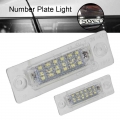 Leepee 12v Number Plate Lamp Car License Plate Lights 18 Led Super Bright For Vw Touran Golf Caddy Jetta Mk5 T5 Passat Cimousint