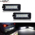 2pcs 12v 5w Led Number License Plate Light Lamps For Vw Golf 4 6 Polo 9n For Passat Car License Plate Lights Exterior Access - S