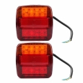 2pcs 12V 20LEDs Boat Truck Trailer Rear Tail Light Indicator Stop Brake Lamp Turn Signal Light Waterproof|Truck Light System|