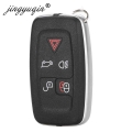 jingyuqin 5 Button Remote Key Shell For Land Rover Range Rover SPORT LR4 Vogue 2010 2011 2012 fit Jaguar Key Fob Housing Case|Ca