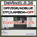 2021 Davinci 1.0.26 PRO DPF EGR FLAPS ADBLUE OFF SOFTWARE CHIPTUNING REMAPPING DAVINCI REMAP Install For Multiple Computers| |