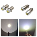 P13.5s E10 3w 3v 4.5v 6v Led Lamp Bulb Flashlight Replacement Bulb Torch Emergency Light Bulbs Work 3-9 Cells 12v 18v 24v - Car