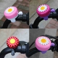 Cute Children Bicycle Bell Ring Colorful Daisy Flower Aluminum Alloy Plastic Kids Safety Cycling Bike Handlebar Alarm Horn Bell|