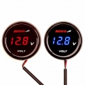 Motorcycle Koso Voltmeter Volt Meter Voltage Universal Round Mini LED Digital For Yamaha XMAX NMAX Y15 ZR LC135 Instruments|Inst