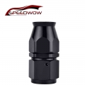 SPEEDWOW Aluminum AN10 Swivel PTFE Hose End Fitting Black Straight 45 90 180 Degree For Oil Fuel Line|Fuel Supply & Treatmen