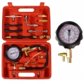 TU 114 Fuel Pressure Gauge For Fuel Injection Pump Tester Car Test Set Quick Coupling Auto Diagnostics Tools 0~140psi 0~10bar|In