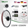 Electric Bicycle Kit 48v1500w 1000w 750w 36v500w Hub Motor Wheel E Bike Ebike Conversion Kit For Bicycle Kit Bicicleta Electrica