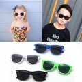 2022 Brand Kids Sunglasses Child Black Sun Glasses Anti-uv Baby Sun-shading Eyeglasses Girl Boy Sunglass - Cycling Sunglasses -