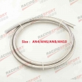 AN4/AN6/AN8/AN10 Stainless Steel Braided PTFE Fuel Line Oil Hose 1M (3.3FT)|Fuel Supply & Treatment| - ebikpro.com