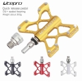 Lp Litepro Quick Release Pedal Widened Non-slip Ultralight Aluminum Alloy Du Sealed Bearing Folding Bike Pedals Mtb Bicycle Part