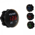 Dc 12v-24v Digital Panel Voltmeter Voltage Meter Tester Led Display For Car Auto Motorcycle Boat Atv Truck Refit Accessories - V