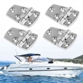 4pcs Boat Door Hinge Marine 316 Stainless Steel Hinge Short Side Door Hinge for Yacht Boat RV Marine Door Hinge|Marine Hardware|