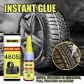 New Black Super Glue Car Rubber Repair Tire Glue 480S Car Adhesives Tire Repair Glue Sealer Window Speaker Seal Tire Repair Glue