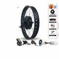 Ebike Fat Conversion Kit Rear Wheel 48v 1500w Rotate Brushless Hub Motor For Electric Fat Bike Kit Snow Wheel 20 26 Inch - Elect