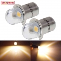 Pair P13.5s Pr2 Pr3 Led Miniature Lamp Dc 3v 4.5v 6v 12v 18v 1smd Warm White For Flashlight Replacement Bulb Torches Work Light