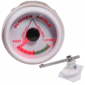 0 190 Ohm Boat Rudder Angle Indicator With Rudder Angle Sensor 8 Color Backlight 52mm For Vessel Yacht Marine|Speedometers| -