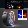 2pcs Tire Lights Tires Hot Wheels Dual Sense Valve Car Motorcycle Bike LED Light Cap Cover Accessories Car Auto Wheel Tire Tyre|