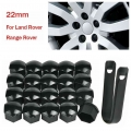 20Pcs 22mm Black Wheel Nut Bolt Covers ABS Dust Proof Protective Cap Auto Hub Screw Cover For Range Rover Vauxhall Insignia|Nuts