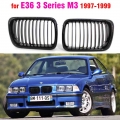 Abs Gloss Black Sport Kidney Grille Grill For Bmw E36 M3 318i 323i 328i 3 Series 1997 1998 1999 - Racing Grills - ebikpro.c