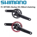 Shimano Fc-mt500 170mm Deckas 94+96 Bcd 32t 34t 36t 38t Chainring Crankset For Mountain Bike With Mt500 Bsa Bicycle Accessories