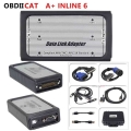 A+ INLINE 6 V8.7 Data Link Adapter Heavy Duty Diagnostic Tool Scanner Supports SA E J1708/J1587 And J1939/CAN Data Links|Car Dia