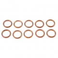 10x Brass Motorcycle Exhaust Pipe Gaskets For Jialing 70 GY6125 Scooter ATV|Exhaust Gaskets| - ebikpro.com