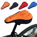 3d Gel Bicycle Seat Saddle Pad Soft Bike Saddle Seat Cover Comfortable Foam Seat Cushion Cycling Saddle Bicycle Accessories - Bi