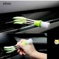 sikeo Portable Car Air Freshener Dirt Dust Clean Care Car Tool Cleaning Brush Air Conditioning Vent Blinds Microfiber Brush|Spon