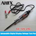 6v 12v 24v Durable Automotive Electric Circuit Tester Digital Light Probe Test Pen For Car Boat Auto Accessories - Diagnostic To