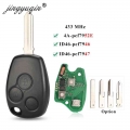 Jingyuqin Remote Car Key Pcf7946 7947 7952e Chip 434mhz For Renault Trafic Vivaro Primastar Movano Dacia 3bt Replace Control Fob